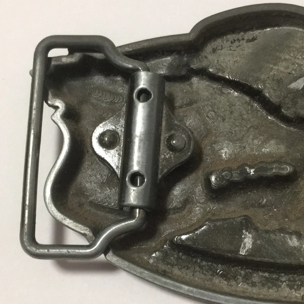 Real American Hero” Police Commemorative Pewter Buckle